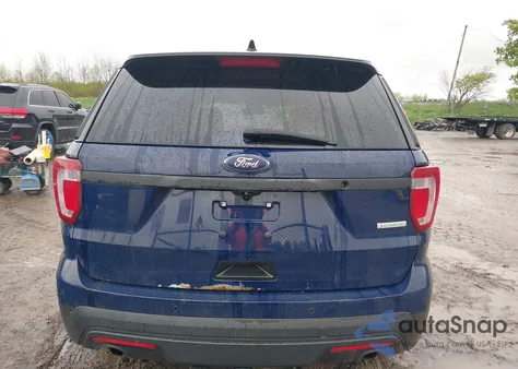 2017 Ford Explorer Police Interceptor из США, поврежденный, VIN 1FM5K8AT8HGC25644